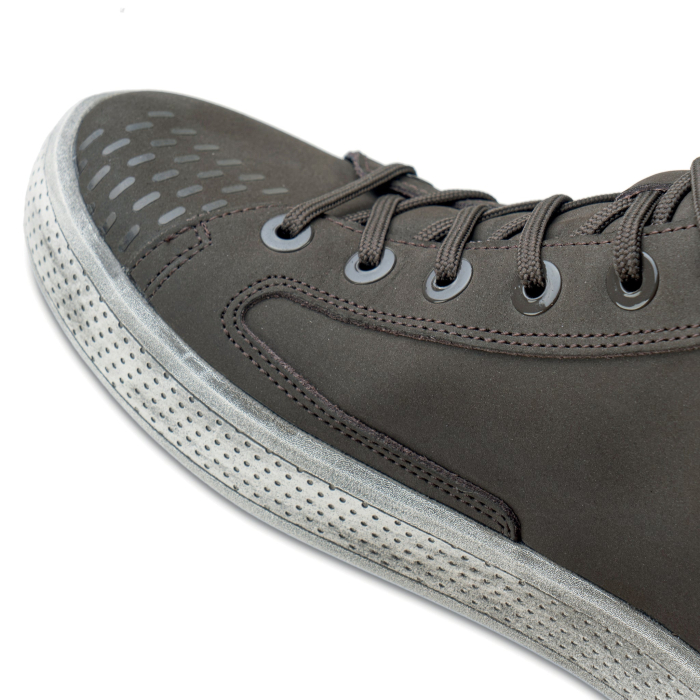 Ghete moto urban impermeabile Eleveit Antibes WP, maro [5]