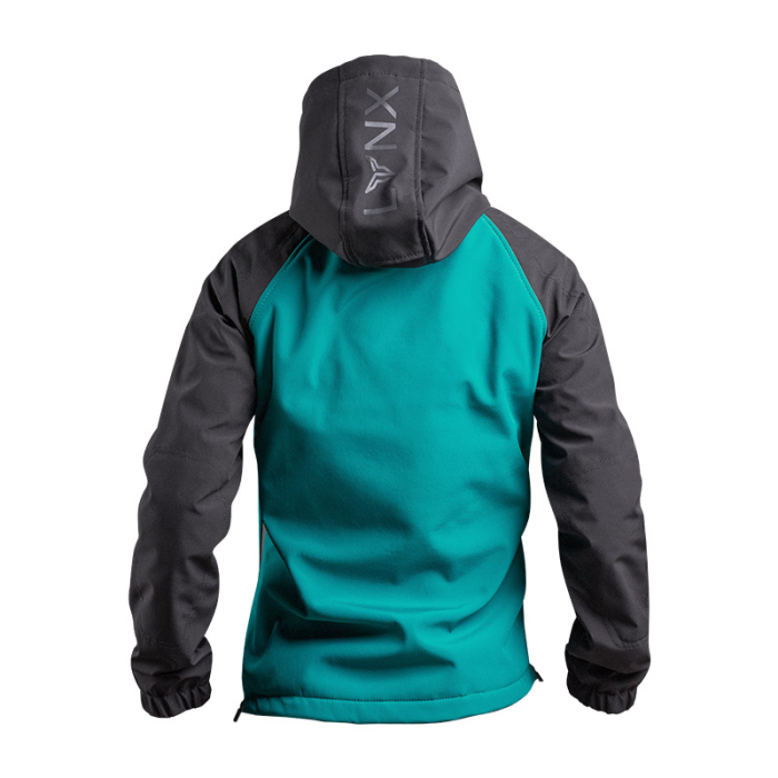Hanorac moto damă Nordcode Lynx softshell cu Kevlar, aqua/negru [3]