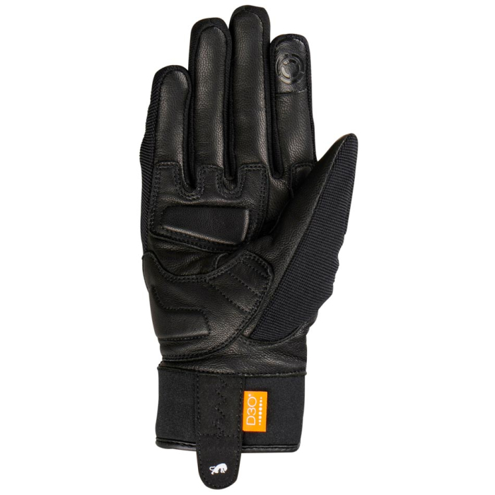 Mănuși moto de damă Furygan Jet Lady D3O All Seasons impermeabile, negru/alb [2]