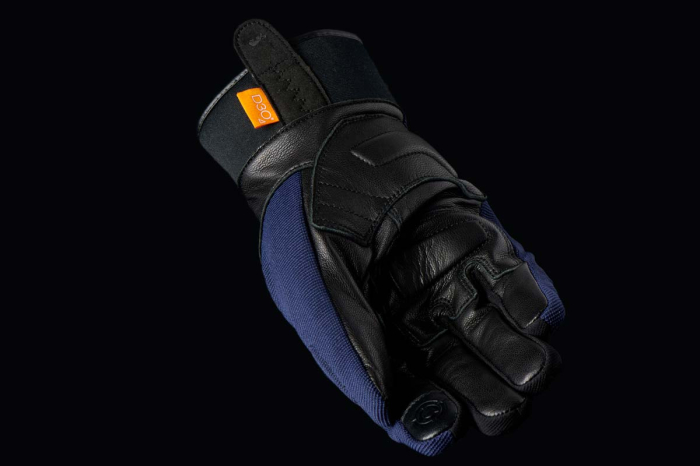 Mănuși moto Furygan Jet D3O All Seasons impermeabile, albastru/negru [4]