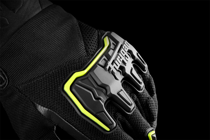 Mănuși moto Furygan Shade, negru/galben fluo [8]