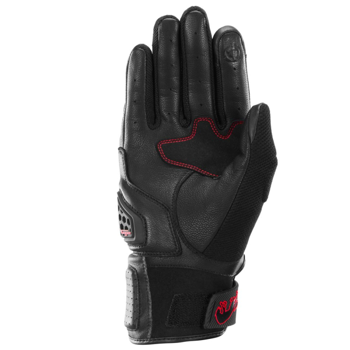 Mănuși moto Furygan Volt Evo de vară, negru/alb/roșu [2]