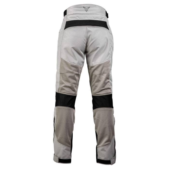 Pantaloni moto damă Nordcode Aero II mesh de vară, gri deschis/negru [3]