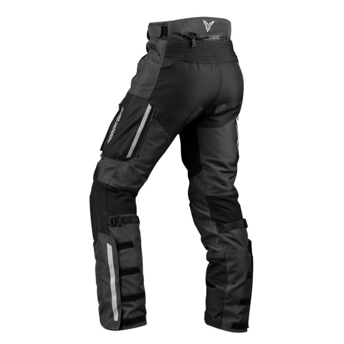 Pantaloni moto damă Nordcode Himalayan adventure 4 sezoane, negru/gri închis [3]