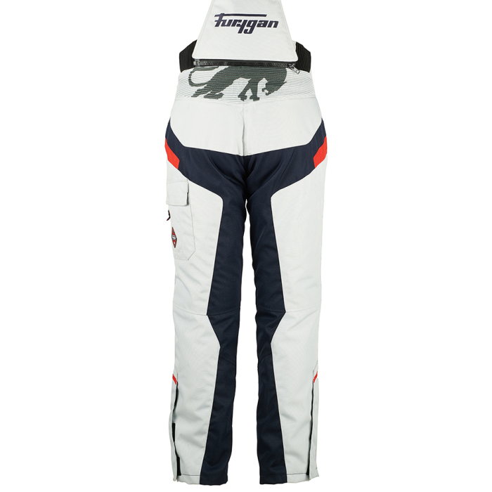 Pantaloni moto de damă Furygan Apalaches Lady, albastru/alb/roșu [2]