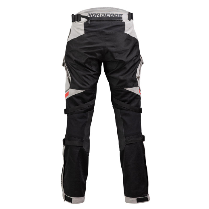 Pantaloni moto Nordcode Dune adventure de vară, gri/roșu [2]