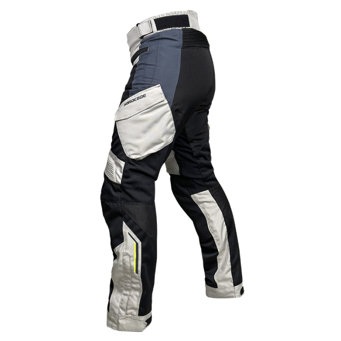 Pantaloni moto Nordcode Escape de vară, negru/gri/albastru [2]