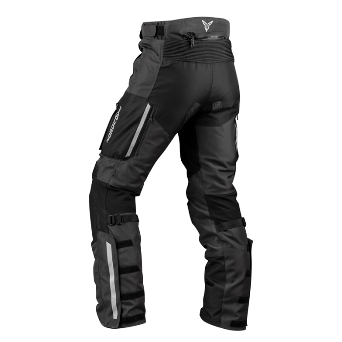 Pantaloni moto Nordcode Himalayan adventure 4 sezoane, negru/gri închis [3]