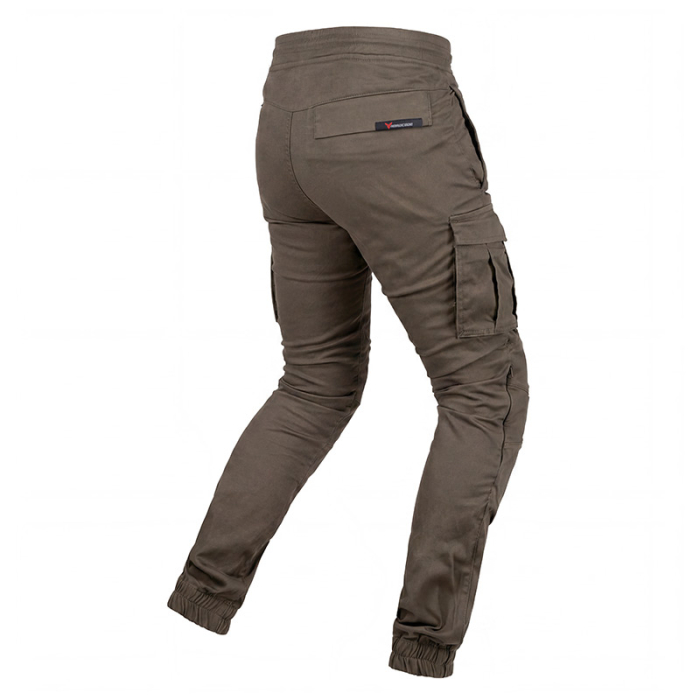 Pantaloni moto Nordcode Joggster super stretch, verde oliv [2]