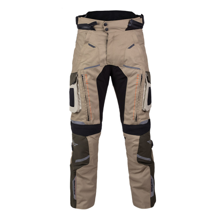 Pantaloni moto Nordcode Safari adventure 4 sezoane, nisipiu/negru/kaki [2]