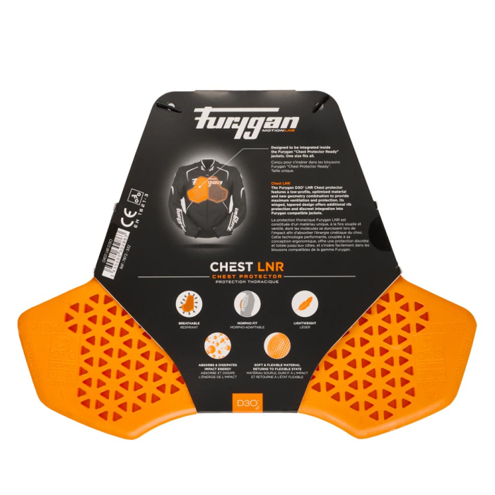 Protecții piept D3O Furygan, negru [2]