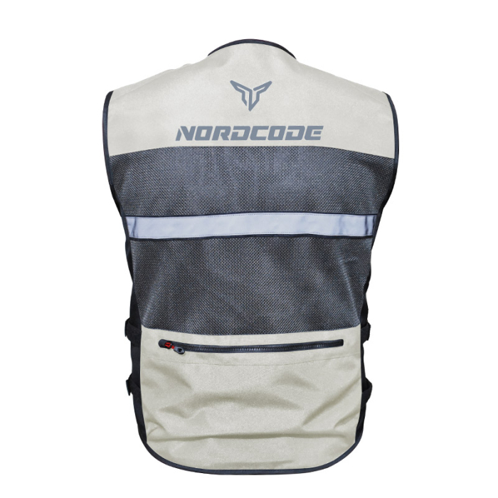 Vestă moto de protecție Nordcode Safety II de vară, gri/negru [2]