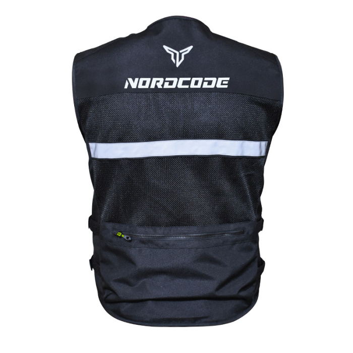Vestă moto de protecție Nordcode Safety II de vară, negru [2]