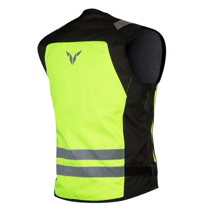 Vestă moto reflectorizantă Nordcode Hi-Vision, negru/fluo [3]