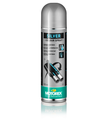 Vopsele permanente & nepermanente - MOTOREX - SILVER Spray - 500ml