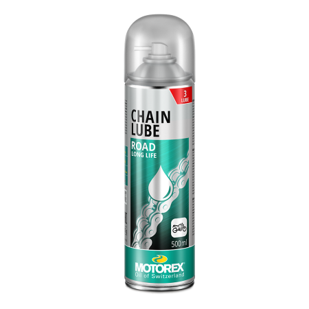 Curatare si ungere lant - MOTOREX - Spray lant ROAD [WHITE] - 500ml [CHAIN LUBE]