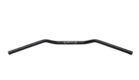 Ghidoane si accesorii - ACCEL ghidon aluminiu street (22,2MM) niska culoare negru