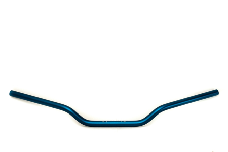 Ghidoane si accesorii - ACCEL ghidon aluminiu streetfighter (22,2MM) culoare albastru - promotie