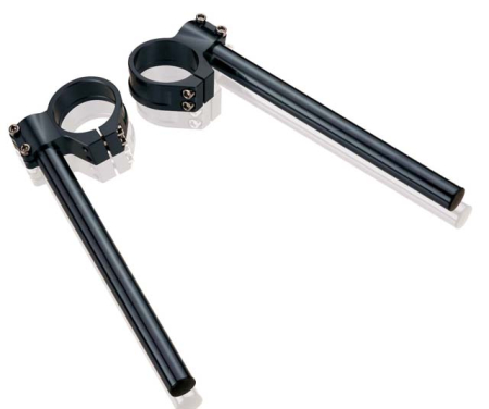 Ghidoane si accesorii - ACCEL ghidon CLIP-ON street prindere 41 mm culoare negru