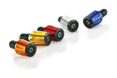 Ghidoane si accesorii - ACCEL greutati ghidon culoare albastru