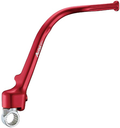 Motor - ACCEL pedala pornire (Kickstart) din aluminiu, HONDA CRF 450R '09-'16, culoare rosu