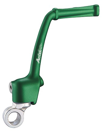 Motor - ACCEL pedala pornire (Kickstart) din aluminiu KAWASAKI KX 65 '00-'24, culoare verde