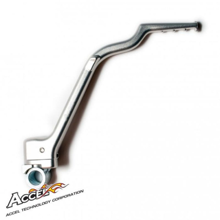 Motor - ACCEL pedala pornire (Kickstart) din aluminiu YAMAHA YZ 250 '02-'25 (2T), culoare argintiu