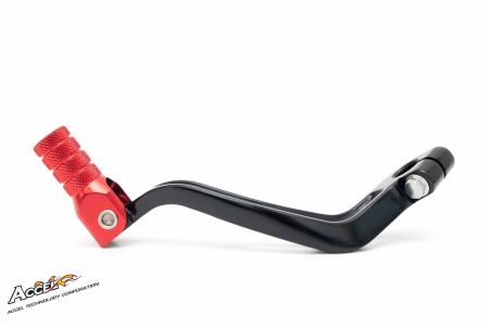 Pedale schimbator - ACCEL pedala schimbator BETA rr 125/250/300/350/390/430/498 '13-'24 din aluminiu culoare negru, capat rosie