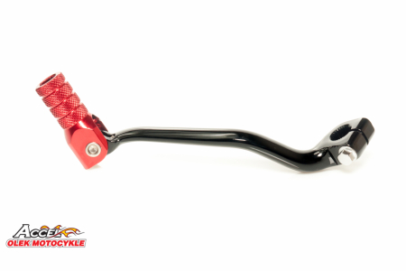 Pedale schimbator - ACCEL pedala schimbator HONDA CR 250 '87-'07, CR 500 '90-'04 din aluminiu culoare negru, capat rosie