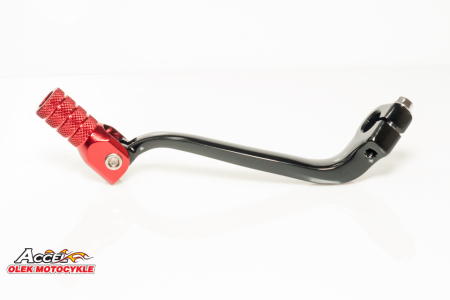 Pedale schimbator - ACCEL pedala schimbator HONDA CRF 450R '11-'16 din aluminiu culoare negru, capat rosie (24700-MEN-306)