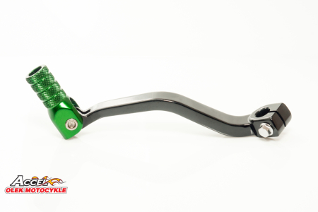 Pedale schimbator - ACCEL pedala schimbator KAWASAKI KX 60 '85-'02, KX 80/85 '91-'25 din aluminiu culoare negru, capat verde
