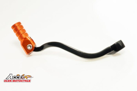 Pedale schimbator - ACCEL pedala schimbator KTM SX/EXC 125/200/250/300 '98-'15, SXF250 '13-'15, SXF350 '11-'15, SXF450 '07-'12, EXC200 '01-'16 alu kol. negru, konc. portocalie