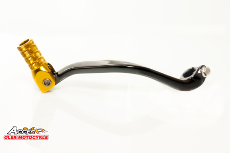 Pedale schimbator - ACCEL pedala schimbator SUZUKI RM 250 '89-'12 din aluminiu culoare negru, capat auriu (25600-37F20)