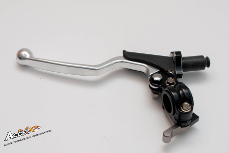 Manete ambreiaj si frana - ACCEL suport maneta ambreiaj scurt + hot start universal culoare negru (CL-09BK)