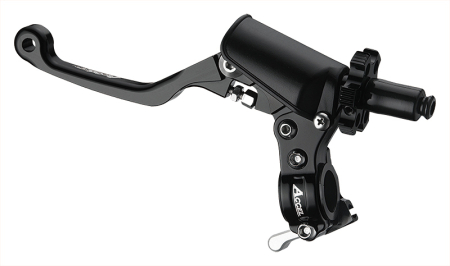 Manete ambreiaj si frana - ACCEL suport maneta ambreiaj scurt + hot start universal culoare negru (maneta  nielamka) (CL-202-4BK)