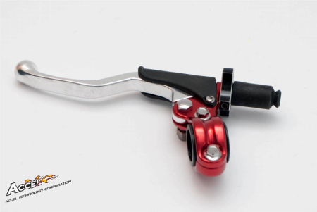 Manete ambreiaj si frana - ACCEL suport maneta ambreiaj scurt universal culoare rosu (CL-05RD)