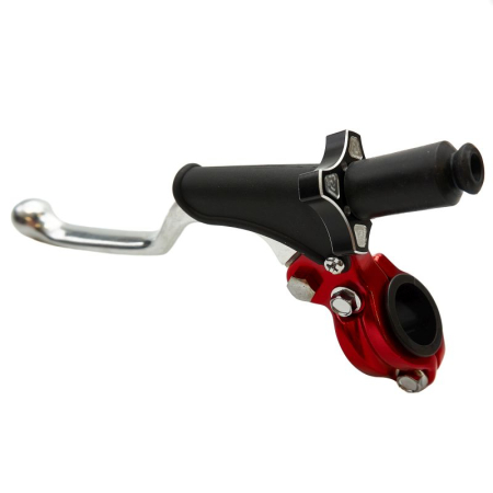 Manete ambreiaj si frana - ACCEL suport maneta ambreiaj scurt universal culoare rosu (CL-07RD) - promotie