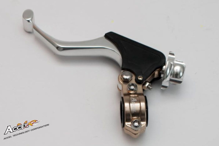 Suport maneta ambreiaj si frana - ACCEL suport maneta ambreiaj scurt universal (forjat) culoare tytanowy (CL-01T)