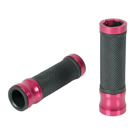 Accesorii pentru Ghidon - LAMPA - Mansoane MOTOR GRIPS METAL, RED COLOUR