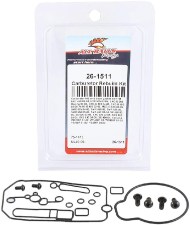 Sistem de alimentare - ALL BALLS - kit reparatie carburator (z uszczelkami) Yamaha YZF 250 '01-'02, YZF 426 '00-'02, KTM EXC250/400/450/525 '03-'05, SXF 450/525 '03-'05