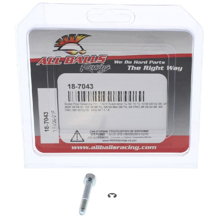 Știfturi fixare plăcuțe - ALL BALLS - PIN placute frana fata Husqvarna TC 50 18-23, SX 50 06-23, SX 50 mini 08-19, SX PRO SR 50 02-05, SXS 50 11-14, Gas Gas MC 50 21-24