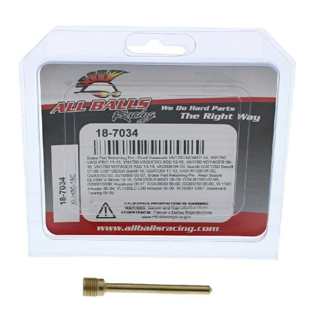 Știfturi fixare plăcuțe - ALL BALLS - PIN placute frana fata Kawasaki VN1700/2000, Suzuki GSF1250, GSX 1250, GSXR1000/750, spate Suzuki DL1000, GSXR1000/1300