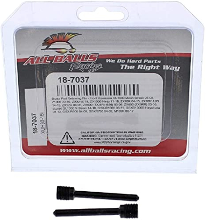 Știfturi fixare plăcuțe - ALL BALLS - pini placute frana fata Kawasaki VN1600, Z1000/900, ZX10R, ZX12R, ZX6R, Suzuki DL1000, gsxr 600/750/100/1300