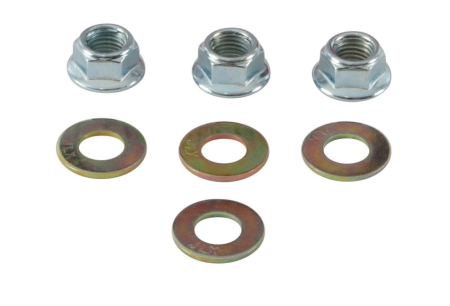 Prezoane și piulițe roți - ALL BALLS - piulite si saibe roata fata / spate M10 x 1,25 Kawasaki KFX 80 03-06 - vezi descriere suplimentara