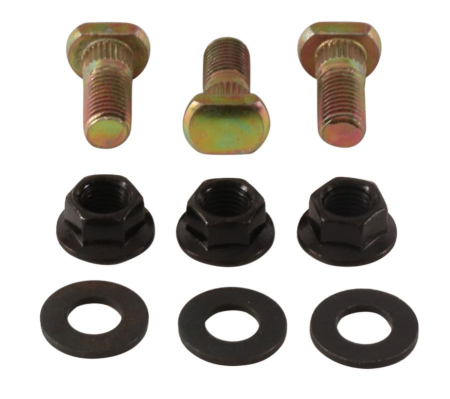 Prezoane și piulițe roți - ALL BALLS - prezoane, saibe si piulite roata fata / spate M10X 1,25 Suzuki LT-80 87-06, lt-z 90 quadsport 07-17 - vezi descriere suplimentara