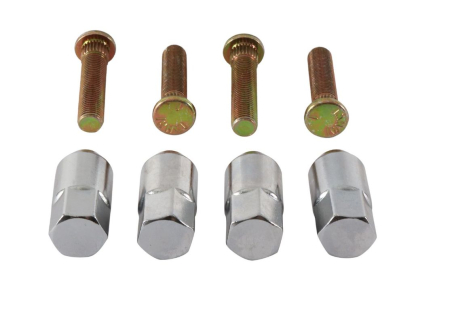 Prezoane și piulițe roți - ALL BALLS - prezoane si piulite roata fata M10 x gwint calowy 24G 3/16" Polaris ace/RZR - vezi descriere suplimentara