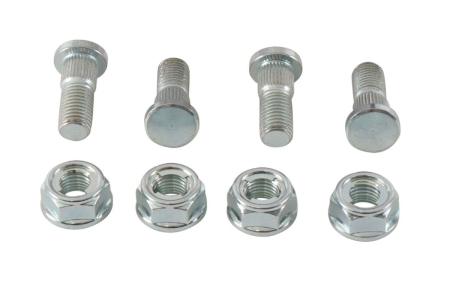 Prezoane și piulițe roți - ALL BALLS - prezoane si piulite roata fata / spate M10 x 1,25 Kawasaki bayou 220/250/300/400, prairie 300/400 vezi descriere suplimentara