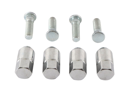 Prezoane și piulițe roți - ALL BALLS - prezoane si piulite roata fata / spate M10 x gwint calowy 24G 3/16" Polaris ace/RANGER/SPORTSMAN - vezi descriere suplimentara