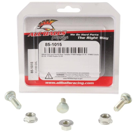 Prezoane și piulițe roți - ALL BALLS - prezoane si piulite roata spate M8 x 1,25 Yamaha YFM80 badger 87-97, YFM80 GRIZZLY 05-08, YFM80 RAPTOR 02-08