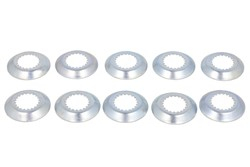 Siguranțe pinion față - ALL BALLS - saiba siguranta pinion fata Kawasaki KX250F '14-'19, Yamaha YZ 125 '05-'23, YZF 250 '01-'23, WRF 250 '03-'23 (10 bucati) - inlocuieste 25-6004